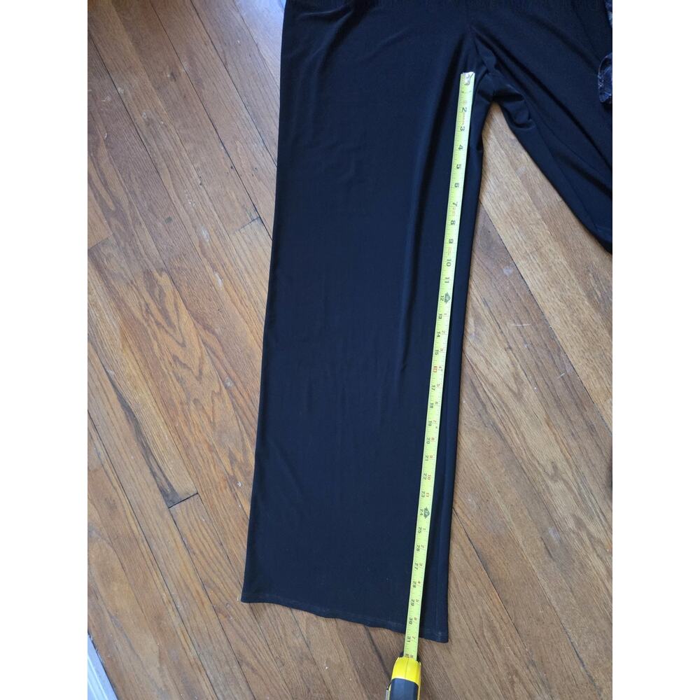 Lauren Ralph Lauren Black Jumpsuit Sz 14 Sleeveless Sequin High Neck Wide-Leg - Picture 13 of 14